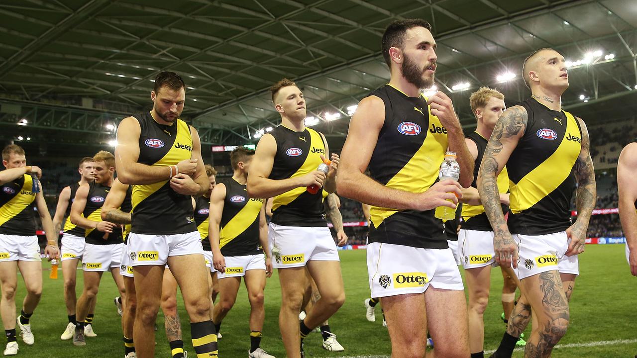 Richmond has to play a home game against GWS under the roof at Marvel Stadium.