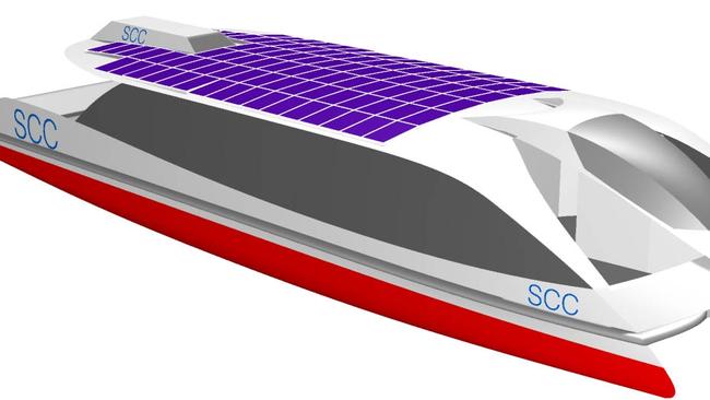 A 2005-era artist impression of a Solar Cats ferry.