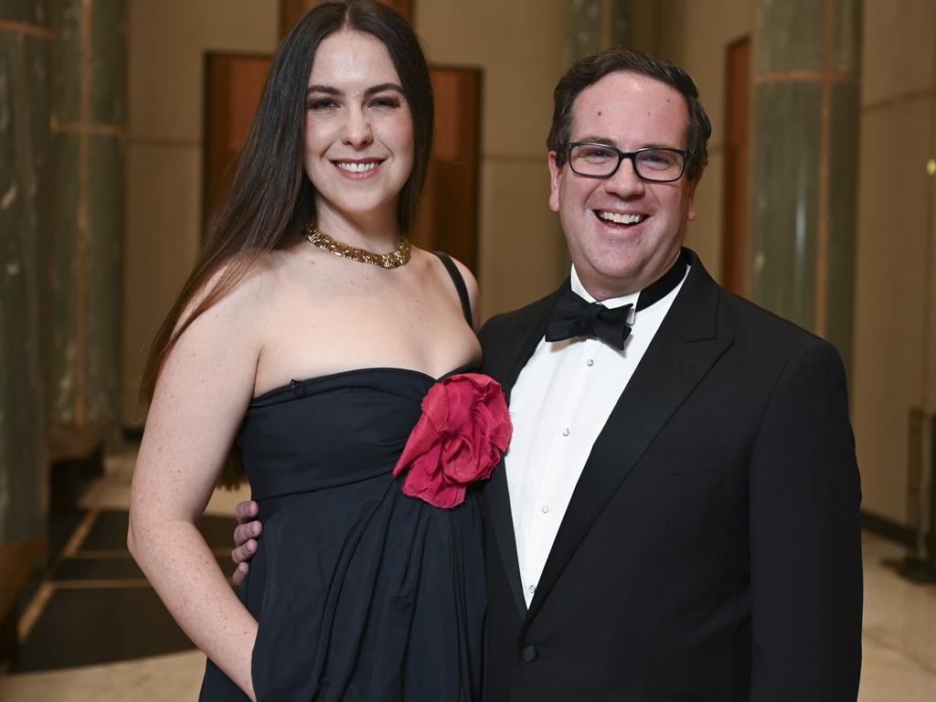 Matt Keogh and wife Annabel. Picture: NCA NewsWire / Martin Ollman