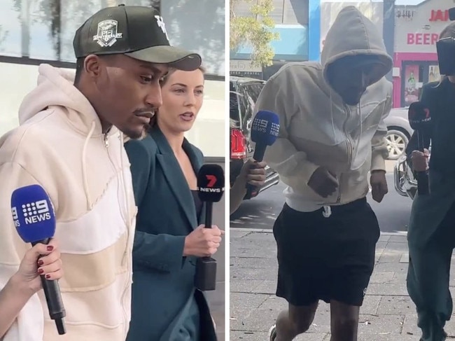 High-profile Brtisih rapper and Youtuber Yung Fily who is accused of sexually assaulting a woman in her 20s in Perth, has been spotted publicly for the first time since being granted bail.