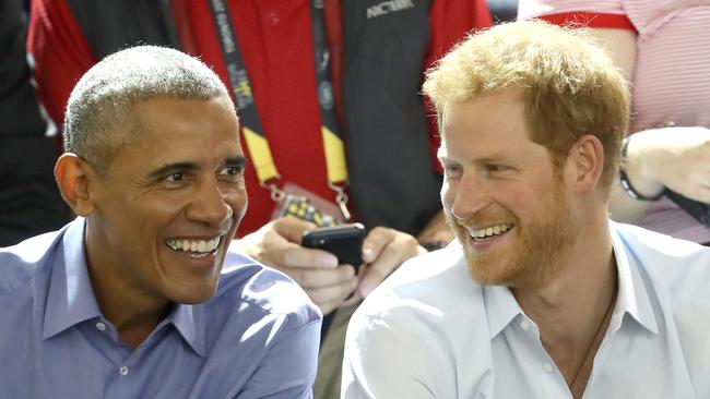 Former US President Barack Obama has been interviewed by Prince Harry. Picture: Getty Images