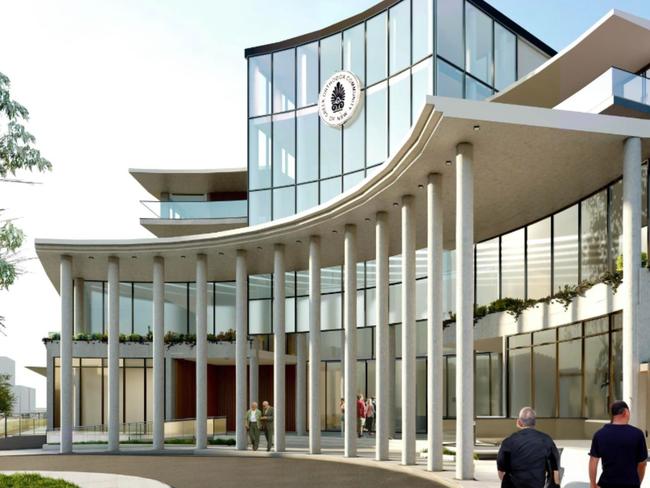 Artist impressions of the proposed $22m new Greek Community Centre.