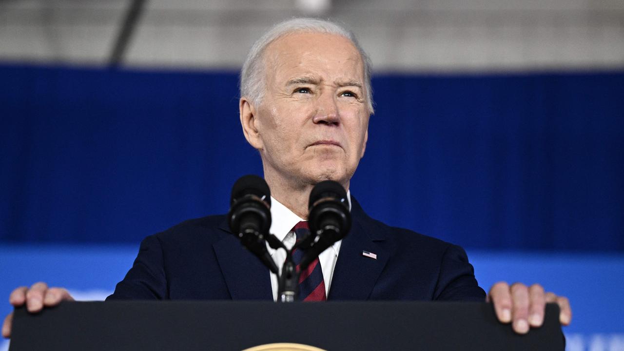 The Biden administration’s rules come as sales of electric vehicles, which are needed to meet the standards, have begun to slow. Picture: Brendan Smialowski/AFP