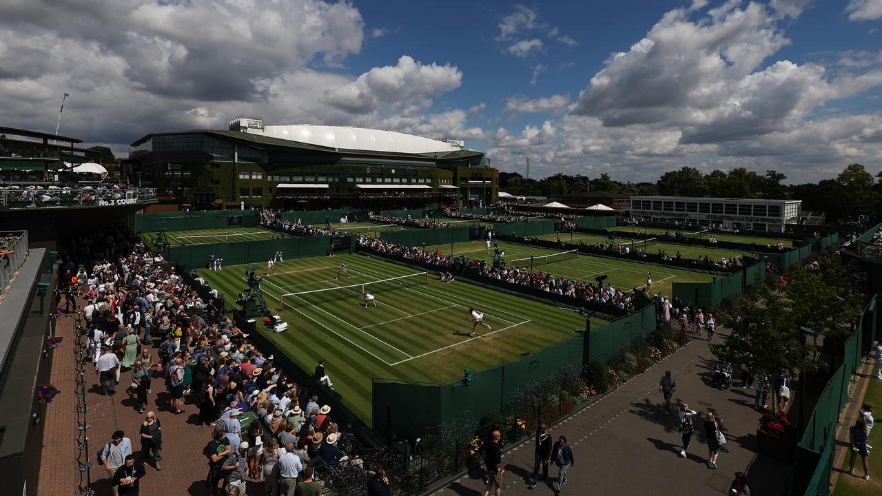A general view of the All England Lawn Tennis and Croquet Club. Picture: Julian Finney