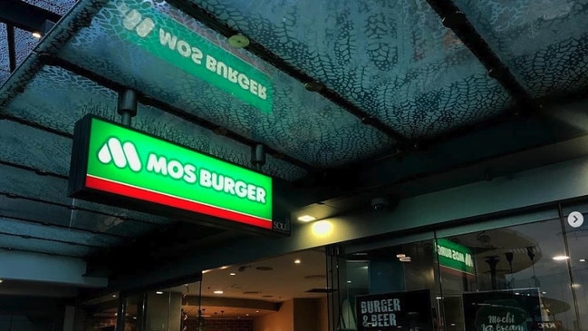 MOS Burger announced it was closing all Australian stores. Picture: Instagram