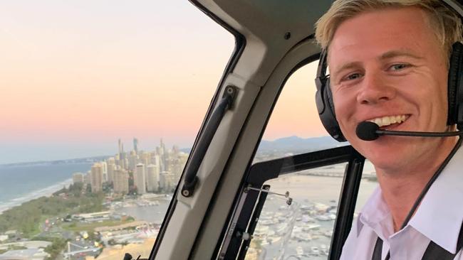 Dean Neal was killed when the chopper he was flying crashed at Mt Disappointment. Picture: Instagram