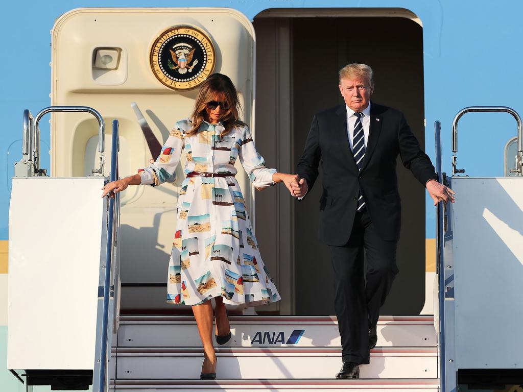 US President Donald Trump and First Lady Melania Trump are set to visit the UK. Picture: AP