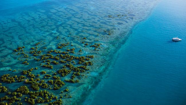 Holmes Reef, next to Ngurapai (Horn Island) in the Torres Strait Islands archipelago. Picture: Jonathan Cami