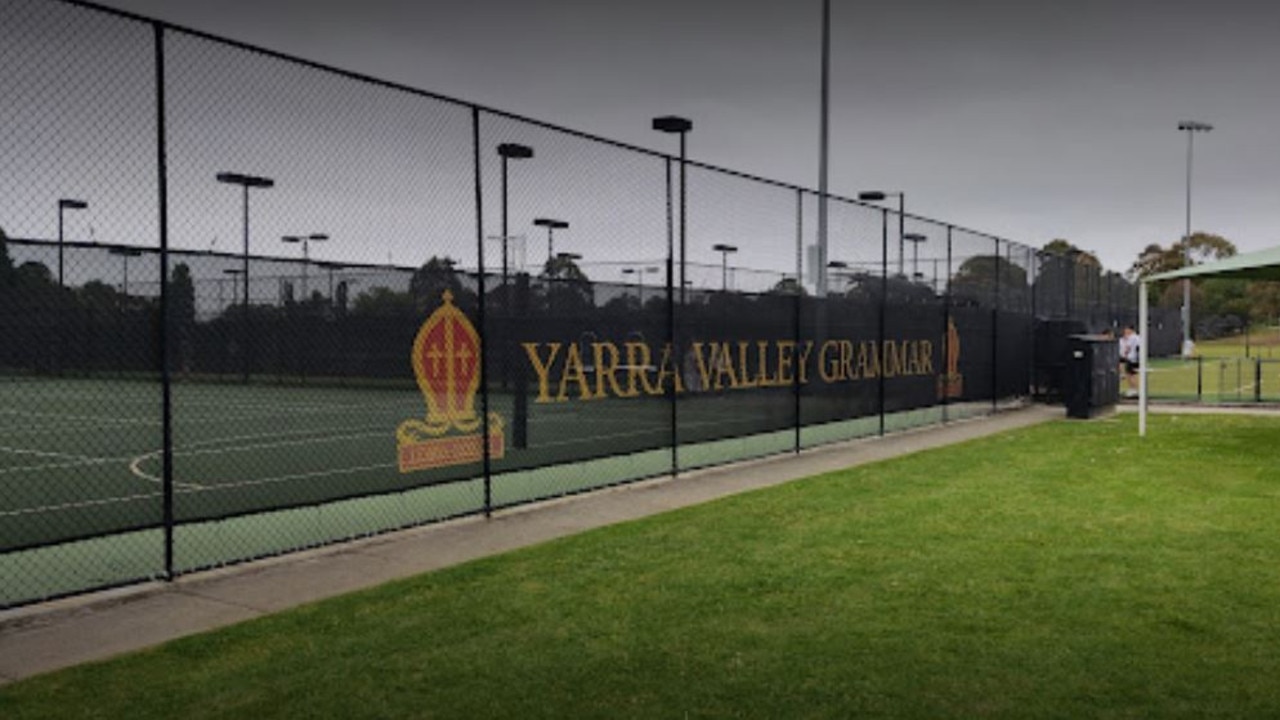 Four students from Yarra Valley Grammar School have been suspended over the list. Picture: Google Maps