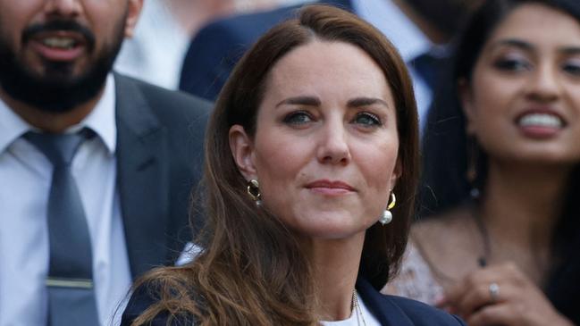 Kate Middleton at Wimbledon on July 2. Picture: Adrian DENNIS / AFP.