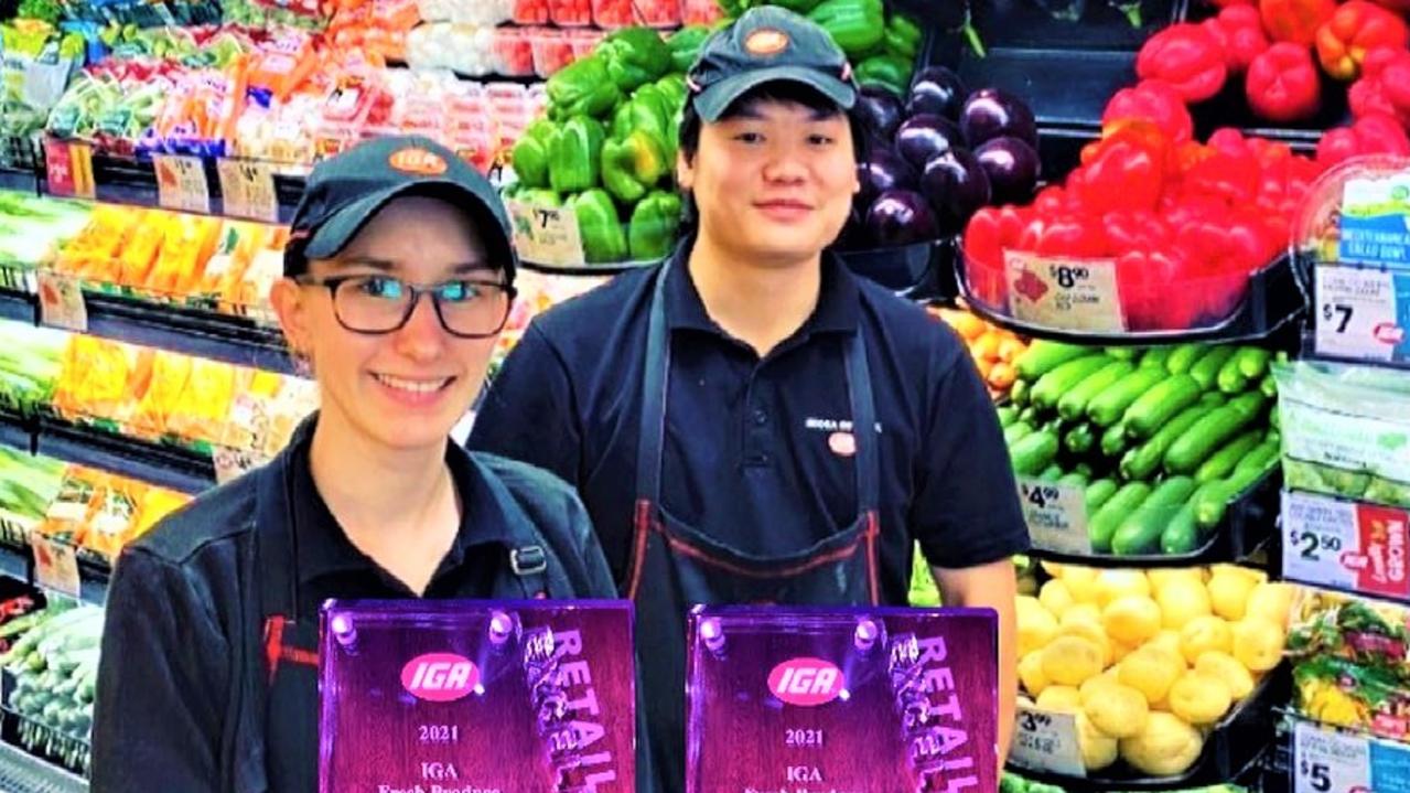 The best of the best are Rachael Campbell and Keun Mueller of IGA Noosa Outlook who are responsible for presented the best fresh produce in the state.