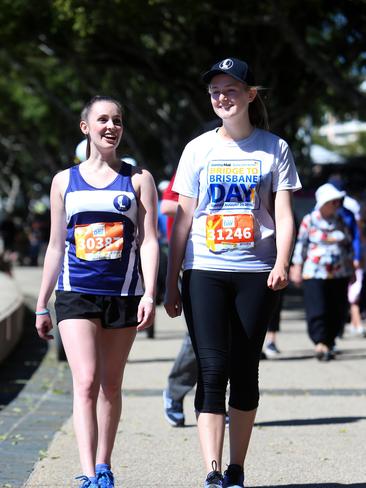 <p>Lucy Griffin of Rochedale and Heidi Thomas of Coomera.</p>