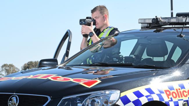 Police issue official warnings to speeding motorists at a rate of 409 a week. File image.