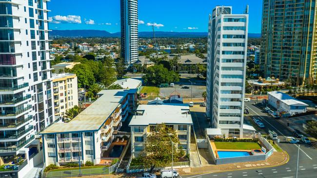 The Shore site in Surfers Paradise which has been bought by Harry Triguboff.