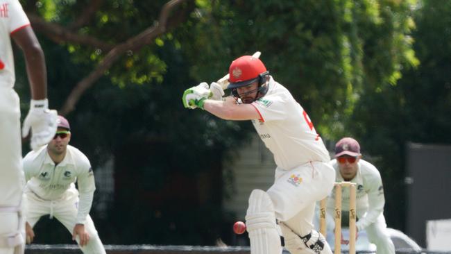 Casey South Melbourne batter Devin Pollock. Picture: Valeriu Campan