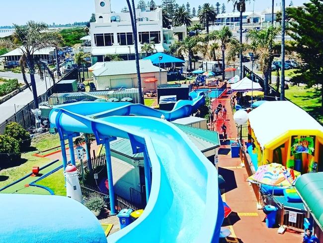 The Semaphore Waterslide has been closed because of safetyconcerns. Picture: Supplied