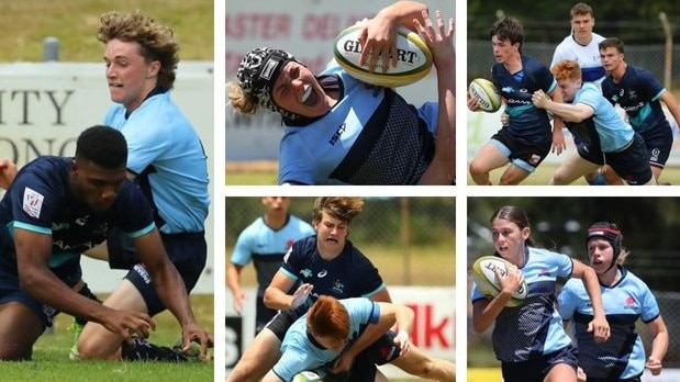 Action at the Rugby Sevens Youth Cup in Sydney. Pics: Jeremy Ng.