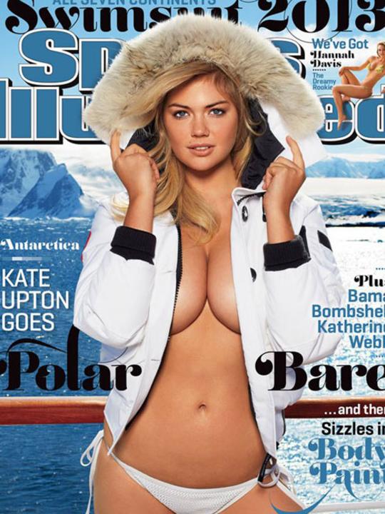 Kate Upton appeared on the 2013 cover of Sports Illustrated.  Picture:  Sports Illustrated