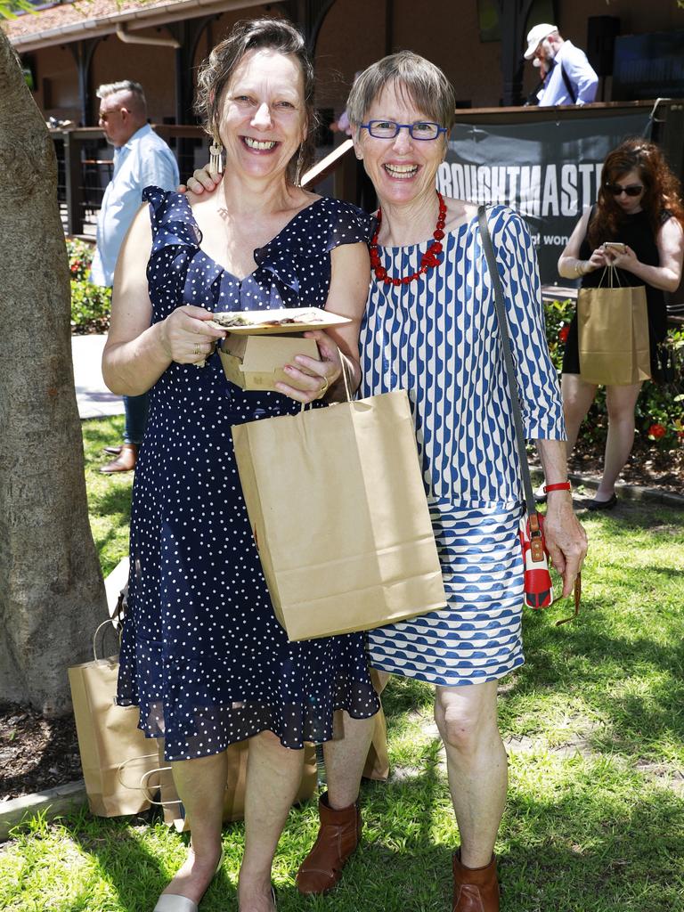 Jax Wiederkehr and Felicity Mackintosh at the Droughtmaster Australia beef launch at Brisbane Racing Club. Socials: Damien Anthony Rossi | Picture: Claudia Baxter Photography