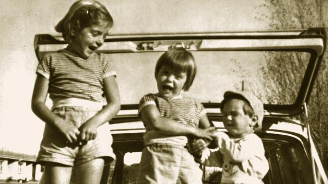 The three Beaumont children Jane, Arnna and Grant pictured in 1965.