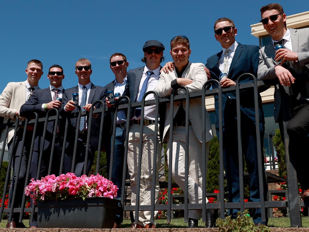 Racegoers soak up the atmosphere. Picture: Getty Images