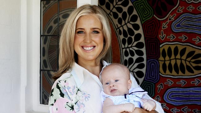 HOLDING FOR SA WEEKEND PLEASE DO NOT USE: Elspeth Hussey shares the joys of being a new mum with SAWeekend. Picture: Gretl Watson-Blazewicz