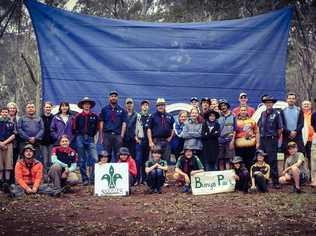 Members of the Bunya Park Scouts.