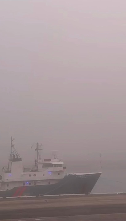 Thick fog blankets Sydney
