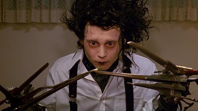 Johnny Depp as Edward Scissorhands is streaming on Disney+.