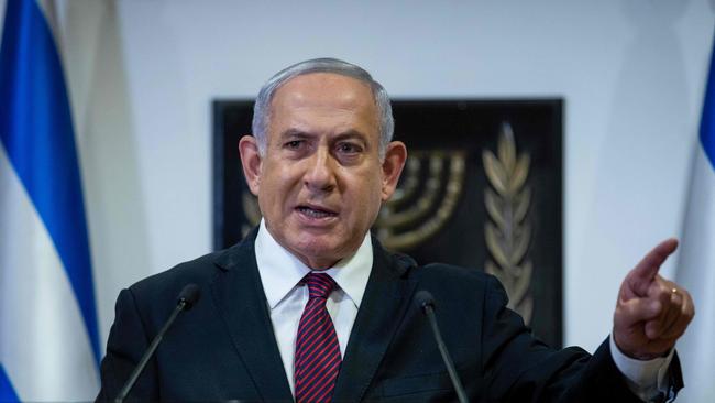 The trial has become one of the starkest symbols of the reversal of fortunes for Benjamin Netanyahu. Picture: AFP