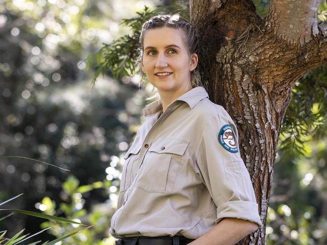 QWeekend - Ordinary Person Molly Widdicombe is a part-time wildlife carer with David Fleay Wildlife Park. Pic Mark Cranitch.