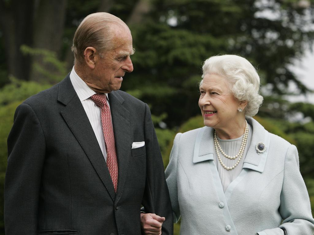 2007: Queen Elizabeth II and Prince Philip revisit Broadlands, to mark their diamond wedding anniversary on November 20, 2007. Picture: Tim Graham/Getty Images