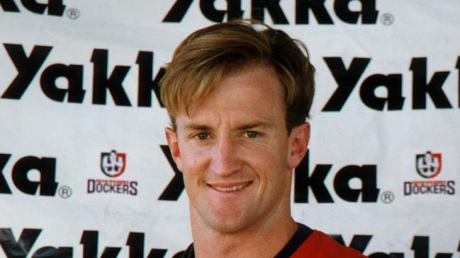 Greg Madigan during his time with Fremantle. Picture: Sporting Pix. HWT USE ONLY.