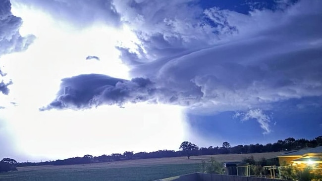 Horsham is in the eye of the storm. Picture: Facebook