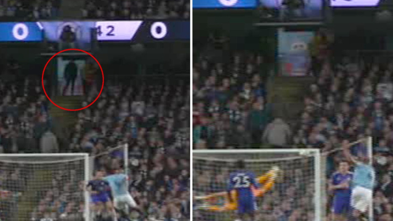 This Manchester City fan picked the wrong time to go to the toilet against Leicester
