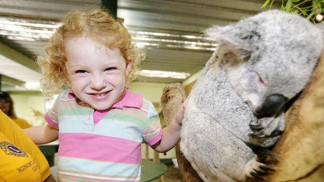 Caitlin Lloyd, 3, from Kings Langley on Australia Day, 2007. Picture: Isabella Lettini