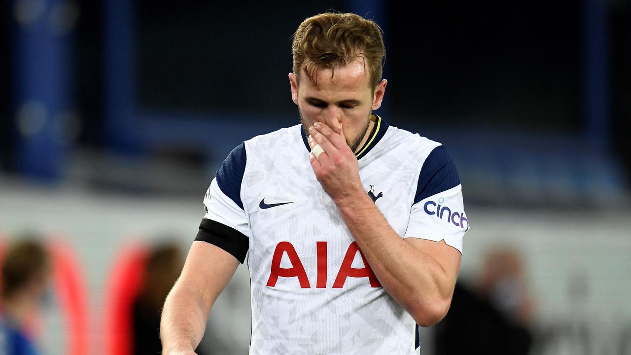 Tottenham Hotspur's English striker Harry Kane copped another ankle injury.