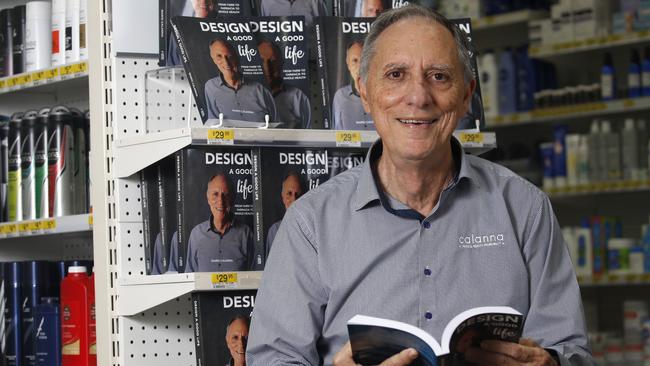 WRITE STUFF: Pharmacist and businessman Mario Calanna has launched a new book, Design a Good Life: From Farm to Farmacia to Whole Health. Picture: ANNA ROGERS