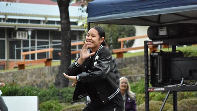Eighty8 Dance Companyâ€™s crew tearing up the competition at the Unlock the Block event, at Ipswich's Darcy Doyle Place on August 12, 2022. Picture: Peta McEachern