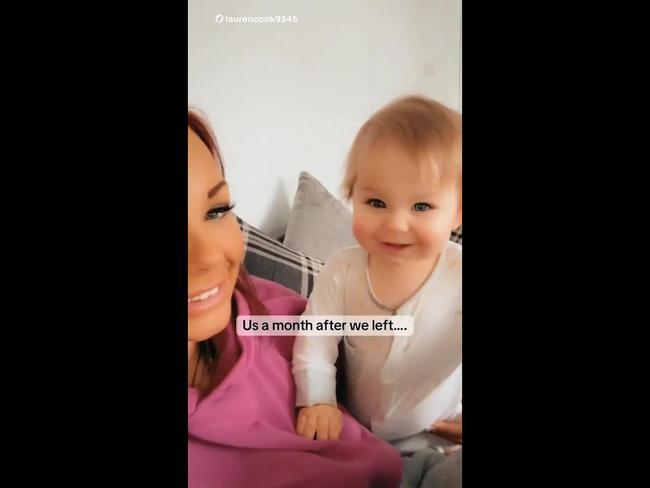 Mum shares before and after videos of leaving her partner