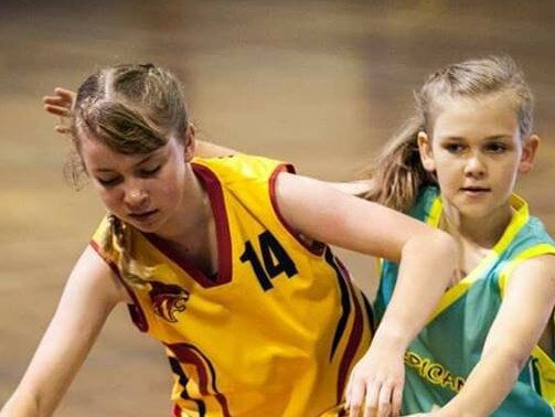 #SnapFraserCoast Hervey Bay verse Gympie girls basketball.