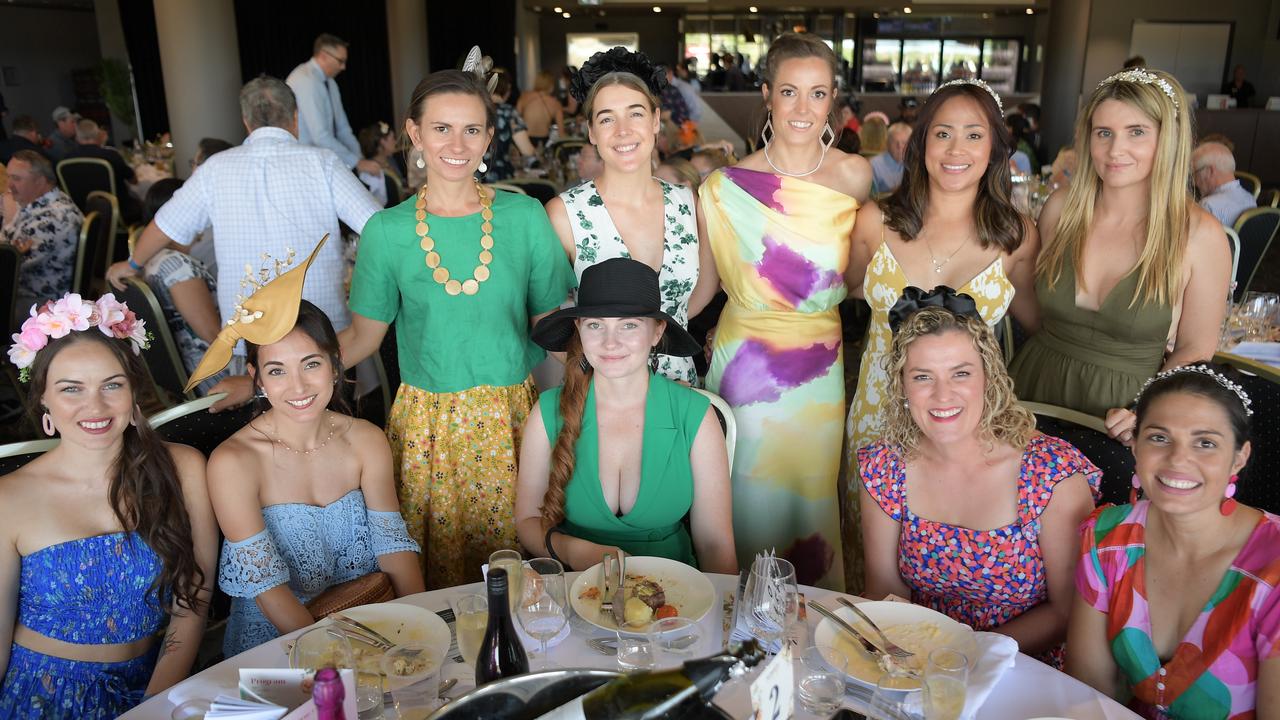 Friends on Table 2 at Darwin Turf Club for the Melbourne Cup. Picture: (A)manda Parkinson