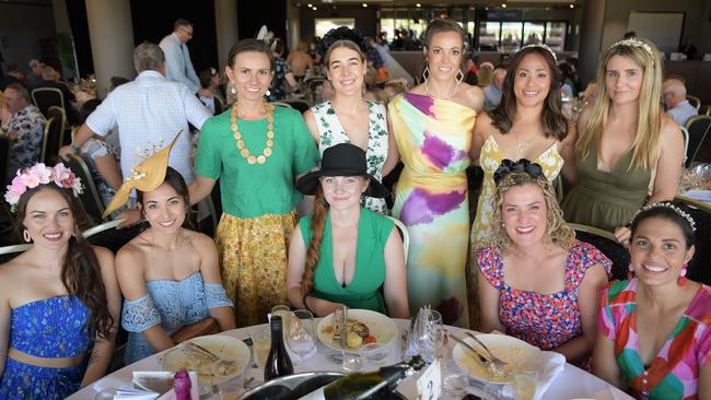 Friends on Table 2 at Darwin Turf Club for the Melbourne Cup. Picture: (A)manda Parkinson