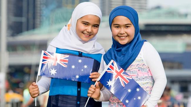 The image was taken at last year’s Australia Day Festival in Melbourne and chosen to celebrate our country’s diversity.