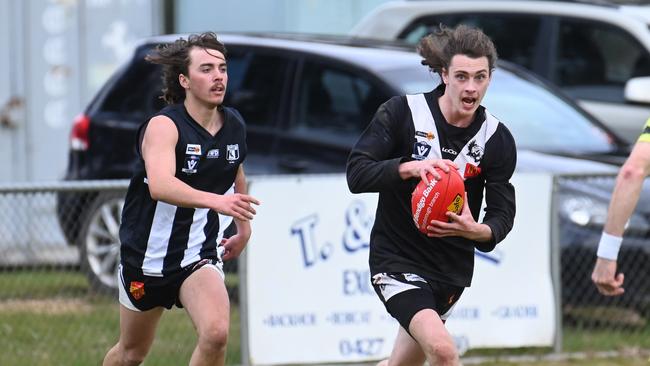 Maryborough Rovers and Campbells Creek face off in 2022. Picture: Rob Leeson.