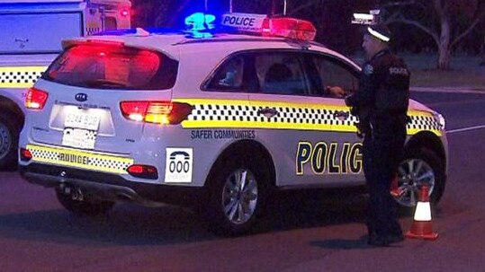 A 37-year-old Adelaide man died after he was struck by a Ford station wagon at Elizabeth Grove about 4am, the 111th life loston South Australia’s roads this year.  Picture: 7NEWS