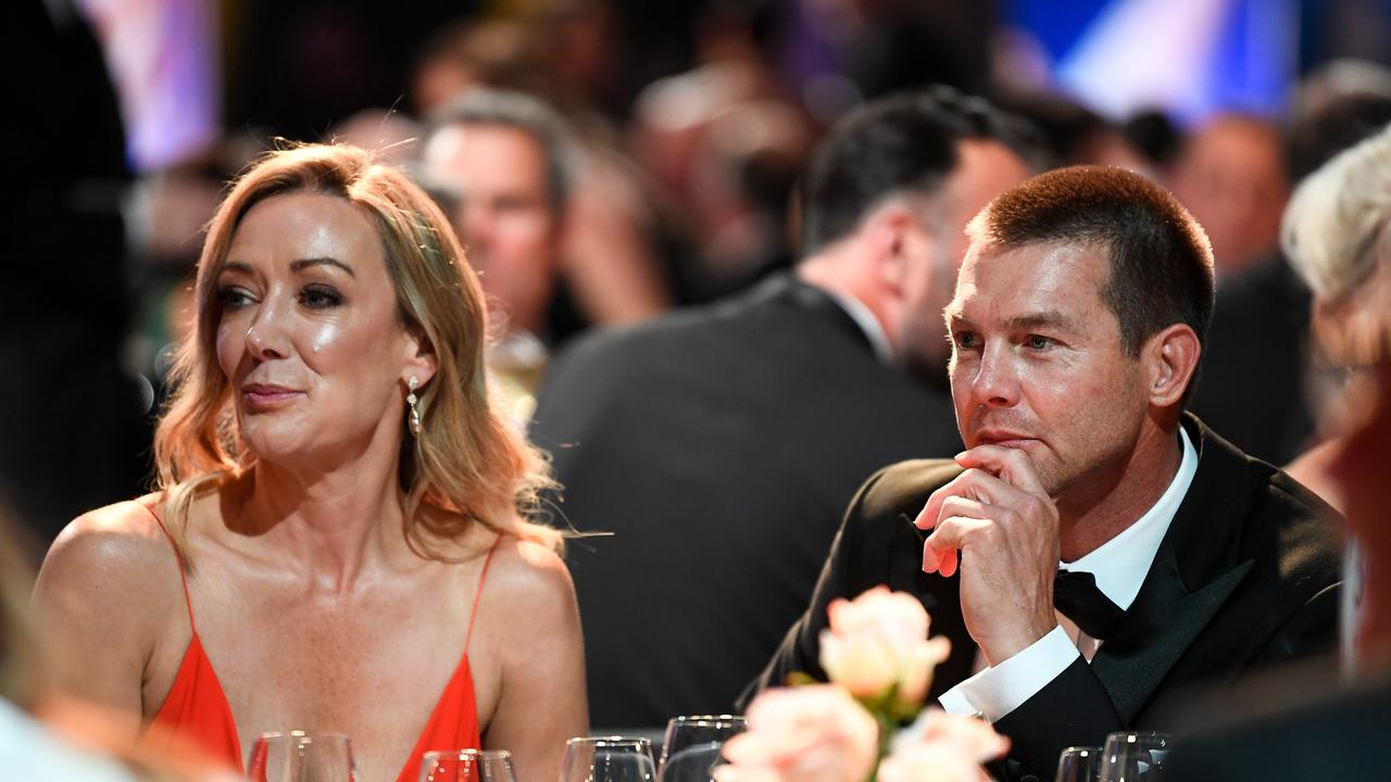 Cousins at the 2021 Brownlow. Photo by Daniel Carson/AFL Photos via Getty Images