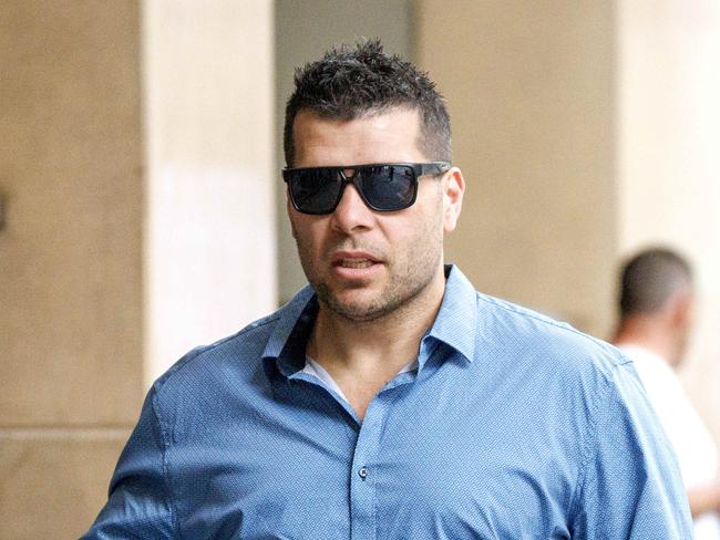 Joel Shackleton arrives at Melbourne Magistrates court on February 19. Picture: NewsWire / David Geraghty