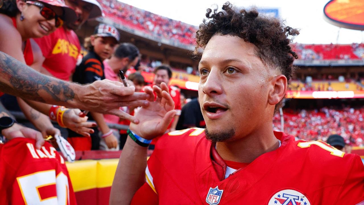 Patrick Mahomes and the Chiefs have opened with two straight wins. (David Eulitt/Getty Images/AFP)