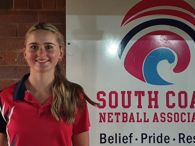 Rising netballer Amelia Cotton. Photo: Supplied.